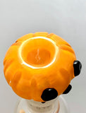 Crush Glass - 18mm Pumpkin Bowl (1 Hole) - Halloween - $50