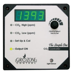SCO2 0-5000 ppm CO2 CONTROLLER - THE SIMPLE ONE SERIES - w/ High Temperature Shut-Off