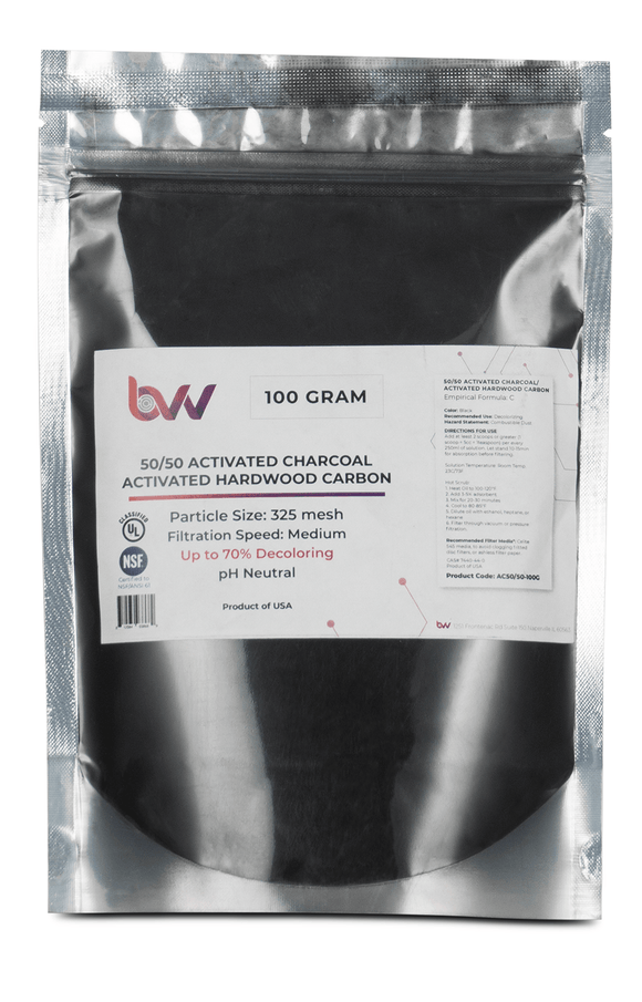 BVV (Best Value Vacs) - 50/50 Activated Charcoal Activated Hardwood Carbon
