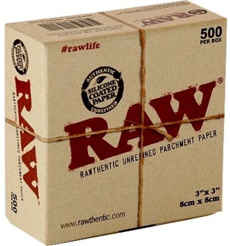 Raw - Unrefined Parchment Paper Squares - 3