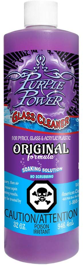 2x Purple Power - Original Bong Cleaning Liquid - 16 oz