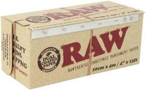Raw - Unrefined Parchment Paper Roll - 4" X 13' - $5