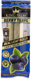 King Palm - Slow Burning Hand Rolled Leaf Wraps - Slim Size 2/pack - Flavors Available