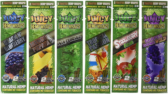 Juicy Jays Hemp Wraps - Made of Pure Hemp, Non Tobacco