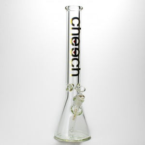 Cheech Glass - 18" Beaker Bong (7mm) Gold Logo [CHB20]