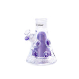 HOSS Glass - Holey Beaker Base - Build-a-Bong - H146 - Milky Green