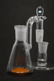 Thatcher Glass - 14mm Accented Base w/ Opal Dry Ash Catcher - 90 Degree - Sizes & Colors Available - $130