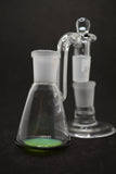 Thatcher Glass - 14mm Accented Base w/ Opal Dry Ash Catcher - 90 Degree - Sizes & Colors Available - $130