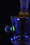 Thatcher Glass - 14mm and 18mm Accented Top w/ Opal UV Dry Ash Catcher - 90 Degree - Sizes & Colors Available - $160