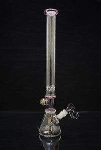 Solid Flow Glass - Beaker Bong w/ 10mm Matching Bowl - Colors Available - $350