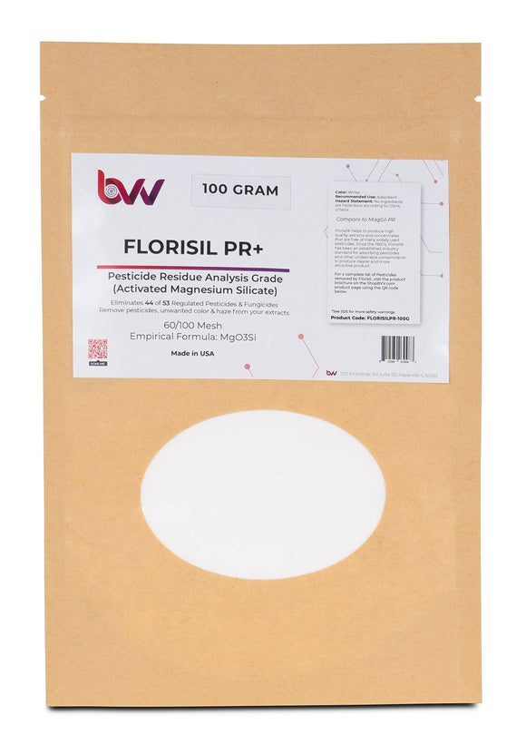 BVV (Best Value Vacs) - FLORISIL PR+ (Pesticide Residue Grade, Myclobutanil Removal, Compare to Magsil-PR)