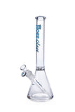 HOSS Glass - 14" 7mm Thick Clear Beaker Bong - Colors Available - H163 - $170
