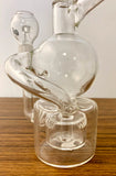 Cheech Glass - 7" Recycler w/ Dome & Nail - Clear [CHR41] - $120