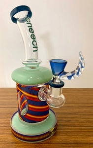 Cheech Glass - 9.5" Bong w/ Horn Bowl [CHB34]