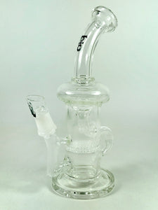 Bio Glass - Honeycomb Incycler Rig w/ Dome & Nail - $120