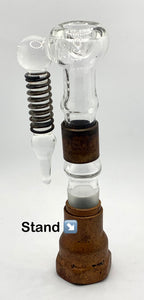 Bear Claw Glass - 14mm Bowl w/ Matching Bowl Stand - $75