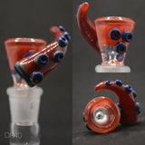 Drewp Glass - 14mm Worked Tentacle Bowl (1 Hole) - Designs Available - $90
