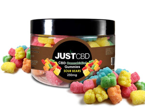 JUST CBD - Cannabodiol CBD Gummies - Sour Bears (250Mg)