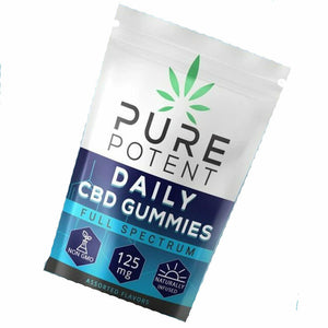 Pure Potent - 125MG Full Spectrum CBD - Daily Gummies