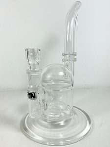 SYN Glass Bong 11.5 inches Dome Black Logo - $549