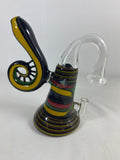 Kevin Murray Glass - 7" Worked Titanium Nail Bubbler Rig 2012 - $550