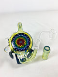 Kevin Murray Glass - 4.5” Fillacello Pendant Rig w/ Millies and Opal + Free Banger - 10mm Joint - $600