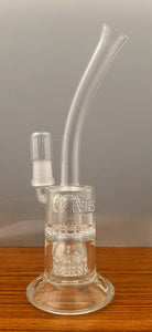 Everest Glass - 10" Rig Double Chamber + Free Banger - 18mm Male joint - $249