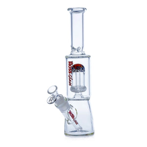 HOSS Glass - 11" Mini Beaker Bong w/ Dome Perc - Red - Y307 - $130