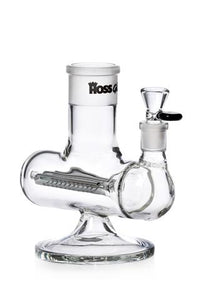 HOSS Glass - Triple Inline Diffuser Base - Build-a-Bong - $200