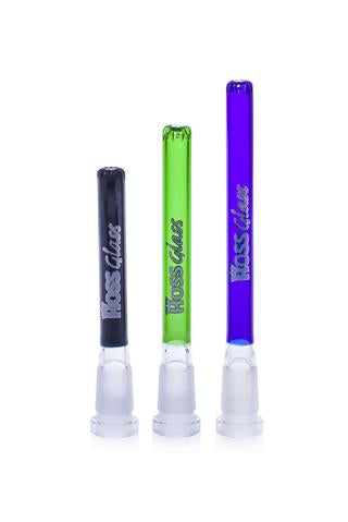 Hoss Glass - Full Color, Multi-cut, Flame Polished Diffuser Downstem