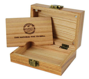 Raw - Wooden Stashbox w/ Magnetic Separator