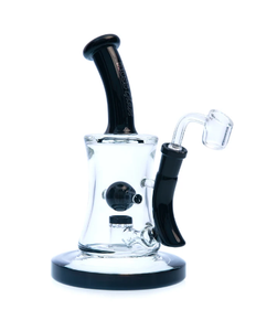 HOSS Glass - 10.5" Hourglass Marble Rig - Colors Available - H509