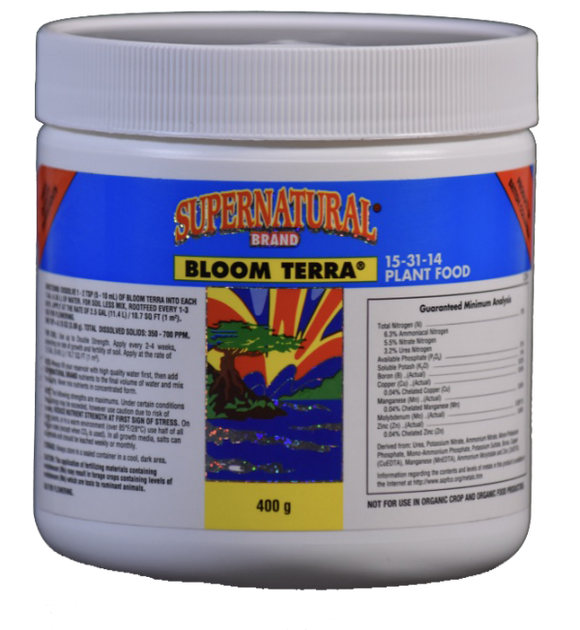 Supernatural Brand - Bloom Terra Fertilizer - 400 g / 2.27 kg