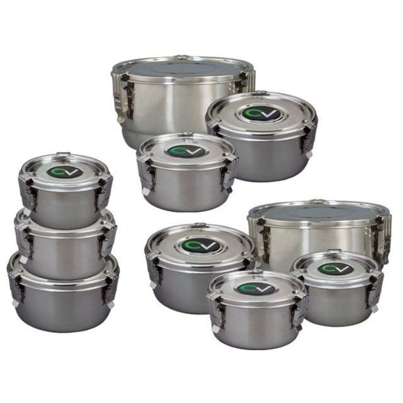 CVault - Stainless Steel Storage Containers - Sizes Available