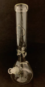 Sheldon Black - 16” Beaker Bong Spade Brass Label (SH36) - $300