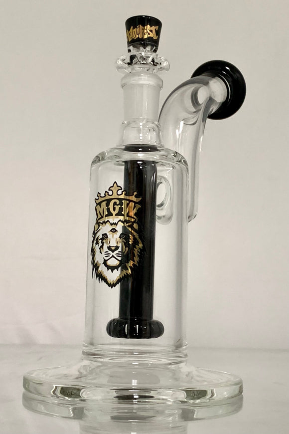 MGW Glass - 8” Bubbler w/ Black Accents - $299
