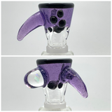 Princess Grandpa Glass - 14mm Horn Bowls w/ Opal (4 Holes) - Colors Available - $140