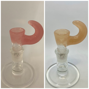 Pied Piper Glass - 14mm Colored CFL Up Horn Bowls (4 Holes) - (PP03) - $75