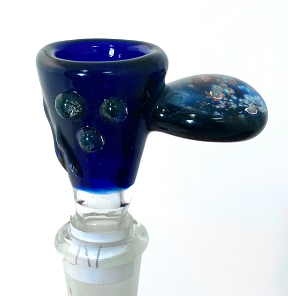 Terry Boake Glass - 14mm UV Worked Bowl (1 Hole) - TB09 - $60