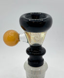 Chuck B Glass - 14mm UV Worked Hollow Bowl w/ Nub Handle - Colors Available - $65