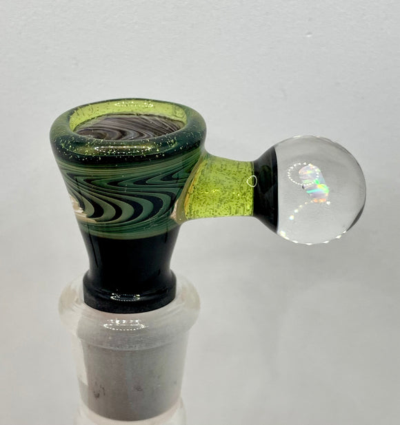 Eckardt Glass - 14mm CFL Worked Bowl - $75
