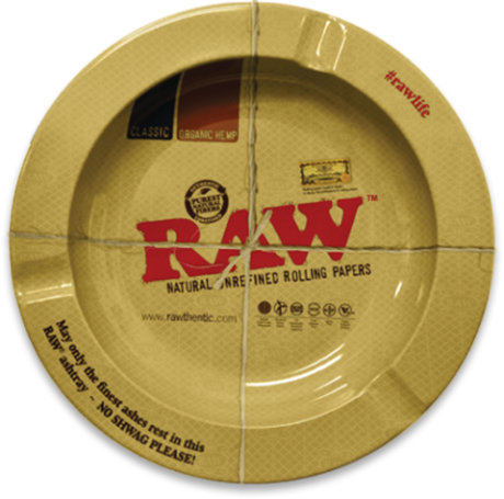 Raw - Metal Ashtray - $5