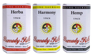 Remedy Rolls - 5 Pack Herbal Smokes - Different Blends Available