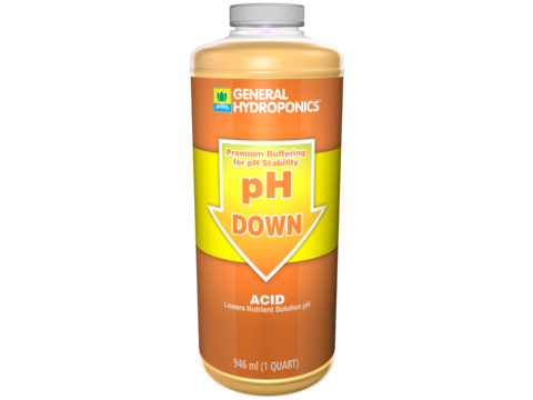 General Hydroponics - pH Down (pH-) - 1 L / 4 L